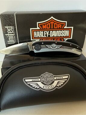 Harley Davidson 100th Anniversary Fred Carter Limited Edition Knife HD0047 Case